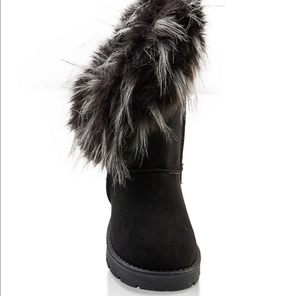 New Glam Frozen Suede Booties. - Picture 2 of 3